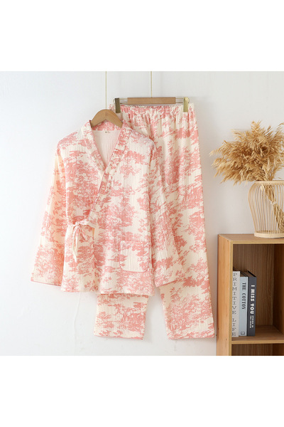 Global Organic Cotton Muslin Fabric Pajama Set