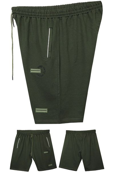 marufshop Men's Large Size Oversized Lycra Combed Cotton Shorts Suitable for Weights between 110 - 150 Kilograms