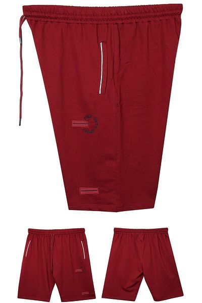 marufshop Men's Large Size Oversized Lycra Combed Cotton Shorts Suitable for Weights between 110 - 150 Kilograms