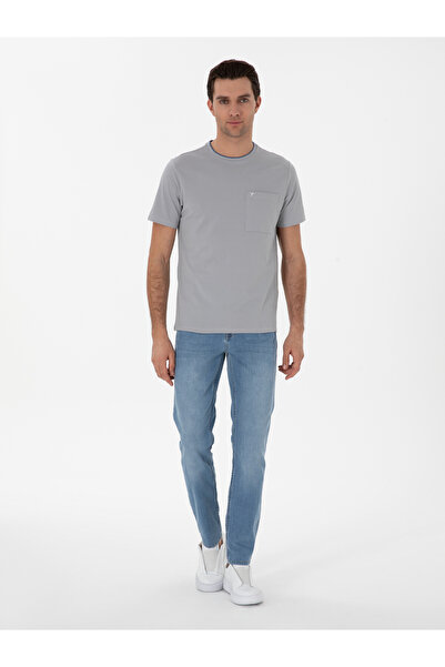 Cacharel Açık Mavi Slim Fit Pamuk Karışımlı Jean Pantolon 50298866-VR003