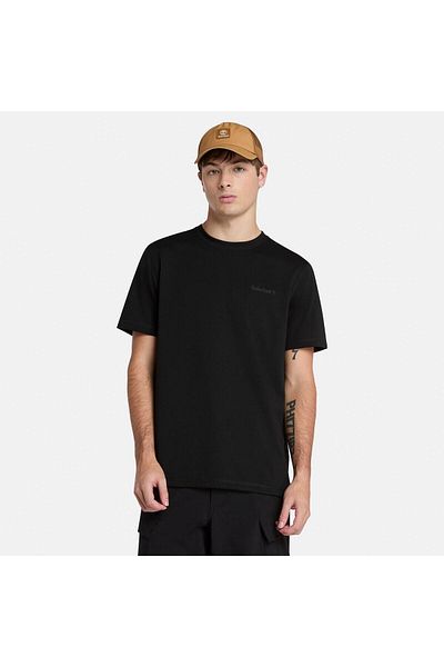 Timberland Quick-Dry Short Sleeve Tee Men's Black Tshirt Tb0A6Eks0011