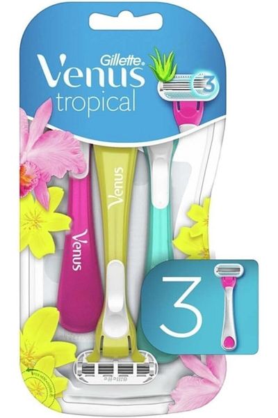 Gillette Venus Tropical Women's Disposable Razors 3 Pack