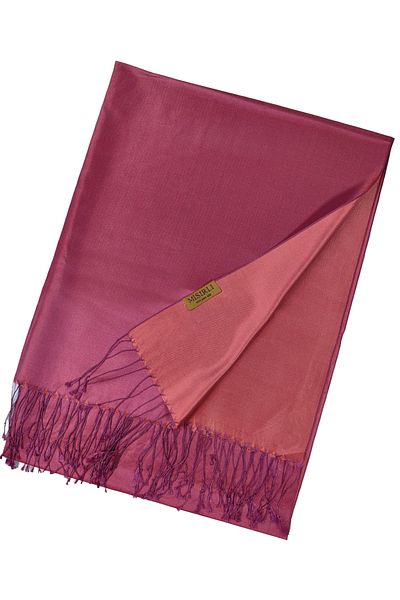 mim eşarp Egyptian Scarves Double-Sided Solid Color Silk Shawl
