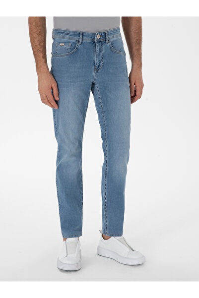 Cacharel Açık Mavi Slim Fit Pamuk Karışımlı Jean Pantolon 50298866-VR003