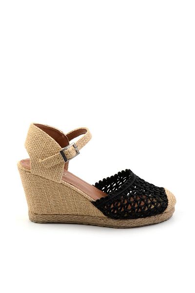 Bambi Espadrile de damă negre K01874414028
