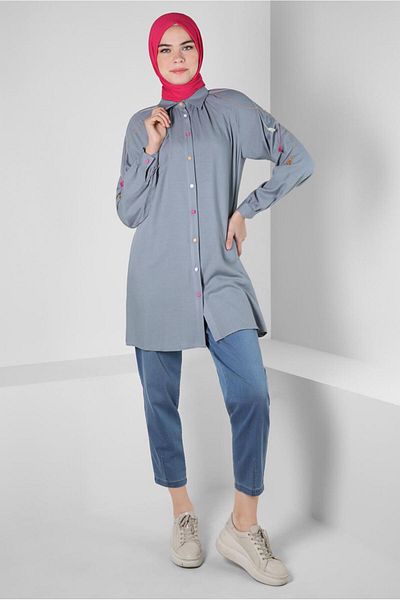Alvina TASSEL DETAIL BUTTONED TUNIC 43913