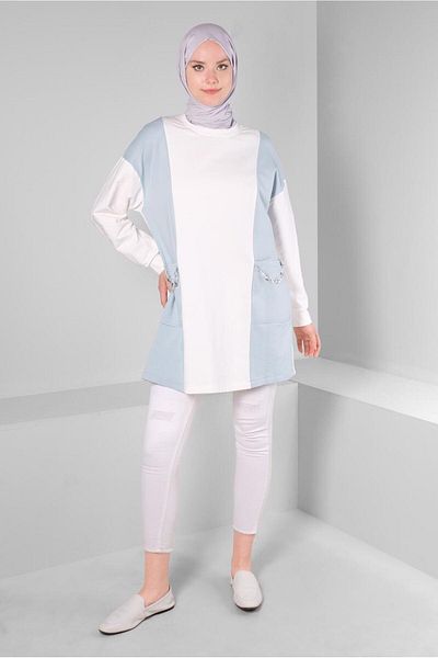 Alvina Αλυσίδα Λεπτομερής Φόρμα Φόρμας Color Block - 43561