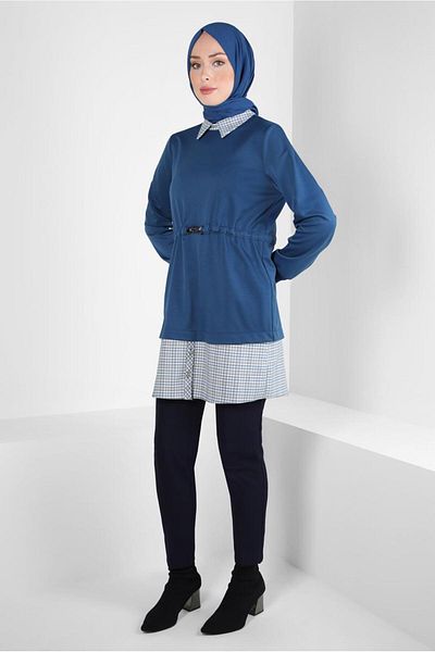 Alvina SHIRT COLLAR TUNIC 44313