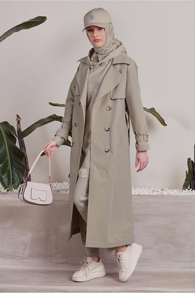 Alvina 10957 Μοντέλο καμπαρντίνας με περιορισμένη επάνω πλευρά
