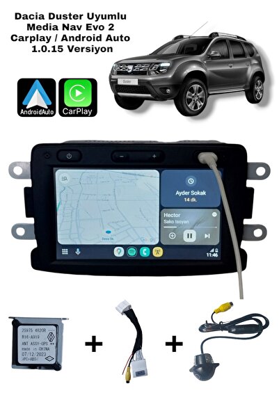 LG 2013-2017 Dacia Duster Uyumlu Multimedya Carplay /Android Auto 1.0.15 Versiyon
