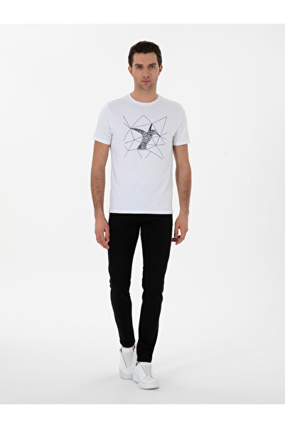 Cacharel Siyah Slim Fit Pamuk Karışımlı Jean Pantolon 50304088-VR046