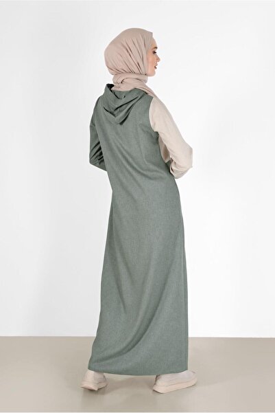 Alvina İKİ RENKLİ KAPÜŞONLU ELBİSE 42314