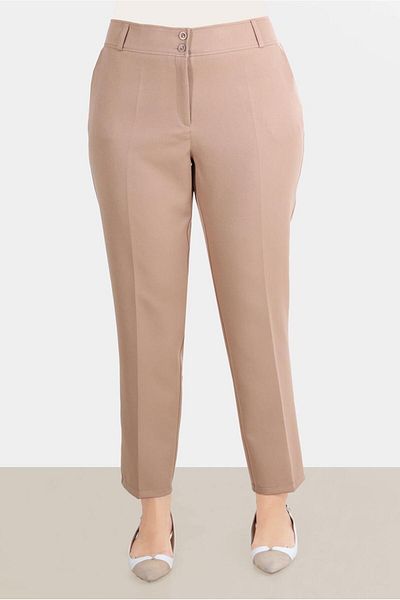 Alvina Crepe Fabric Classic Trousers - 70355