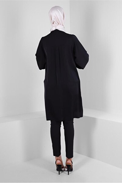 Alvina STONE TASSEL DETAILED HIDDEN BUTTON TUNIC 43502