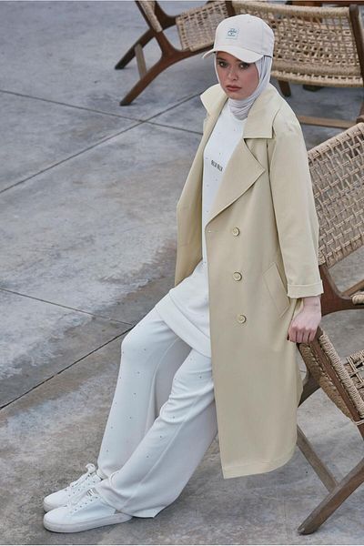 Alvina Σετ Trenchcoat με ζώνη με μοντέλο 10953