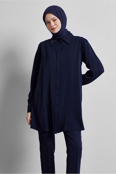 Alvina Pul Printed Shirt Tunic 45320