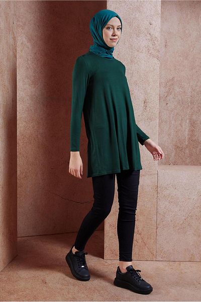 Alvina Το Crew Neck είναι Testettur Tunik 44788