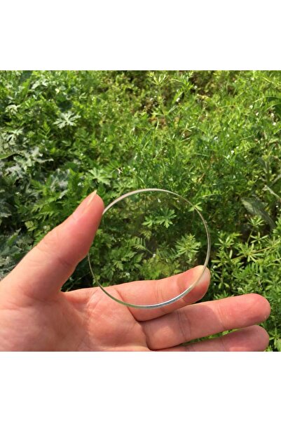 7 cm çapında 2,8 mm şeffaf pleksi
