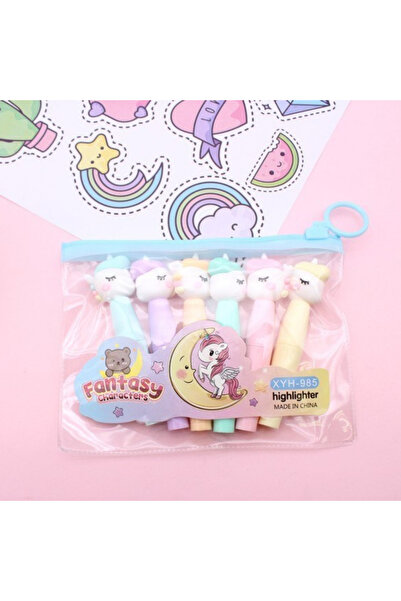 Fantasy FOSFORLU KALEM UNİCORN 6 RENK PAKET