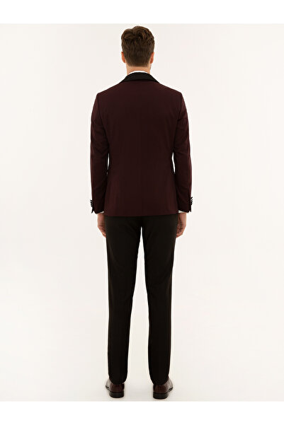 Cacharel Bordo Slim Fit Damatlık 50229447-VR014