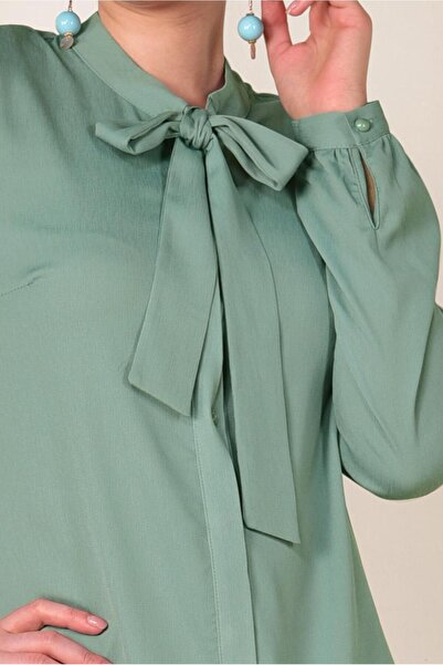 Alvina Lace-Up Pleated Tunic Skirt - 4066