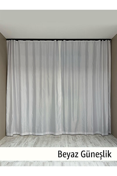 mep mekanik Donatti Λευκό Σατέν Αντηλιακό Καπάκι Επίπεδη Ραφή