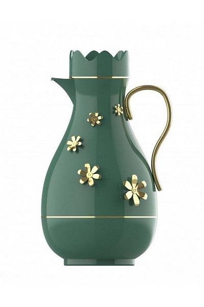 rebune Rebon Thermos for Tea and Coffee, 1 Liter - Green - RE-14-002