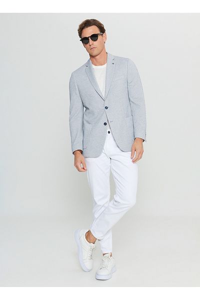 ALTINYILDIZ CLASSICS Altınyıldız Classics Slim Fit Indigo Ανδρικό μπουφάν ACE 004252054 _ΕΝΔ