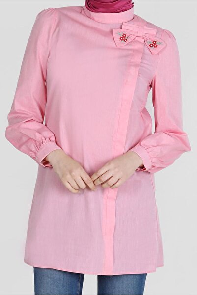 Alvina Bow Embroidery Detailed Tunic 42780