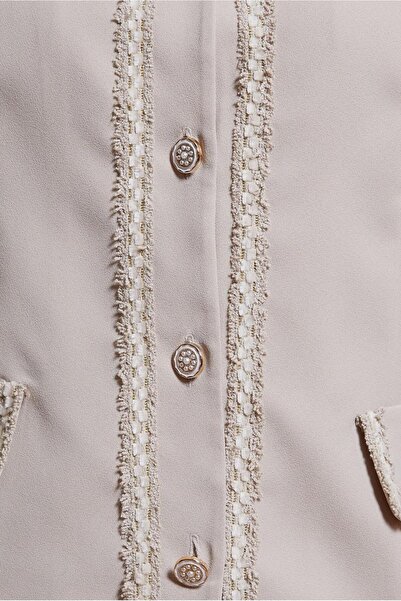 Alvina 30428 Model Buttoned Skirt Suit