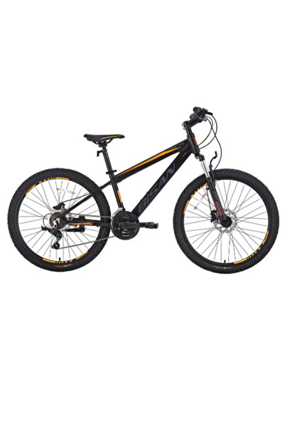 Bisan BİSAN COOPER DAĞ BİSİKLETİ 35 CM HD 26 JANT 21 VİTES MAT SİYAH TURUNCU