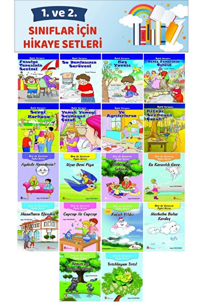 Ata Yayıncılık 2.ve 3.Sınıflar İçin Hikaye Seti (18 Kitap)