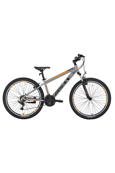 Bisan BİSAN COOPER DAĞ BİSİKLETİ 37 CM V 27.5 JANT 21 VİTES AÇIK GRİ SİYAH TU...