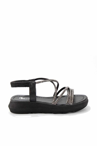 Bambi Siyah Kadın Sandalet K05567070009