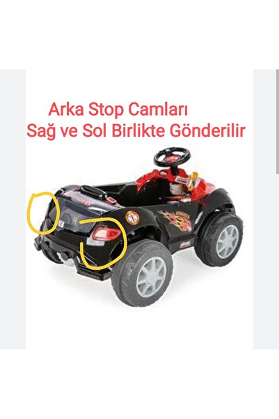PİLSAN Pilsan Akülü jaguar/spider/Scorpion /carisma Araba Için Arka Stop  Cam...