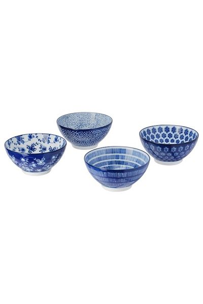 IKEA ENTUSIASM Bowl (12 cm, Patterned/Blue) – Elegant & Versatile Tableware