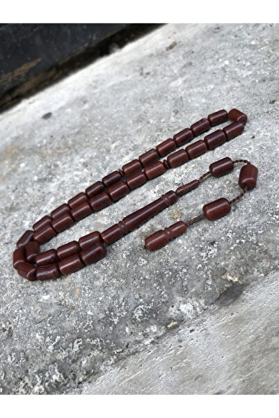 Yanaryıldızı Kahverengi Orijinal Kuka Tesbih