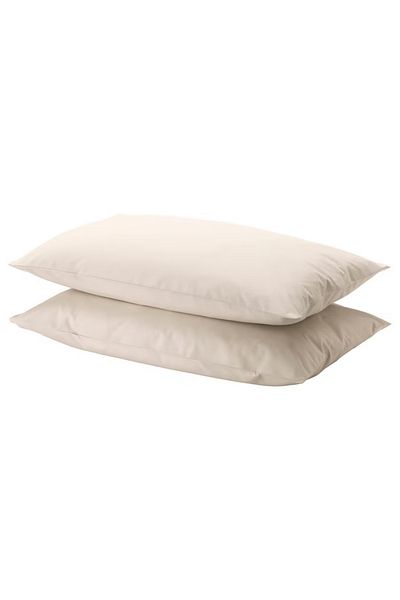 IKEA DVALA Beige Pillowcase 50x80 cm – Soft, Breathable & 100% Cotton
