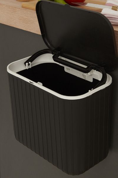Karaca Home Κάδος απορριμμάτων Pino 8 Lt Μαύρος