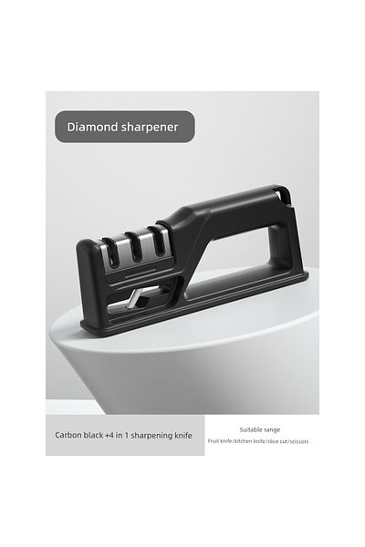 COOYA Knife Sharpener,Professional Tool,for Coarse Grinding,Fine Grinding,Sharpening Deburring,Black