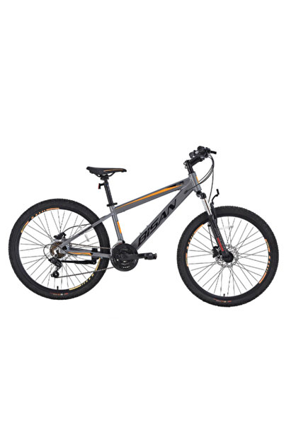 Bisan BİSAN COOPER DAĞ BİSİKLETİ 37 CM MD 27.5 JANT 21 VİTES FÜME SİYAH TURUNCU