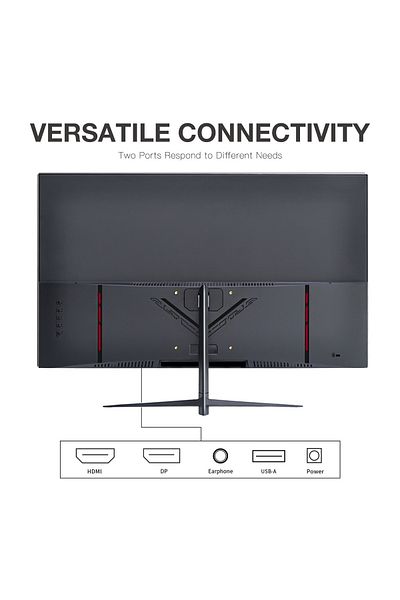 FlashHawk 23.8" FHD Gaming Monitor 165Hz, 1920*1080 IPS Screen,1ms