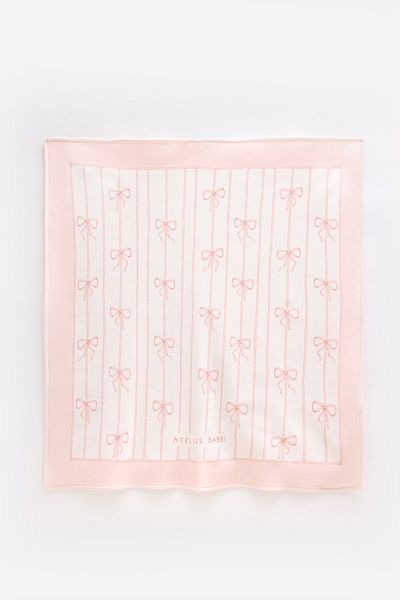 Double Sided Blanket - Ribbon / Pink