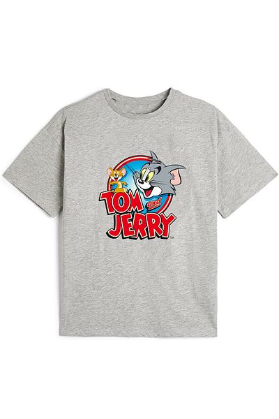 makiteks Μπλουζάκι Unisex Disability 5-14 ετών, Tom Jerry Ποιότητας Βαμβακερό Χτενισμένο