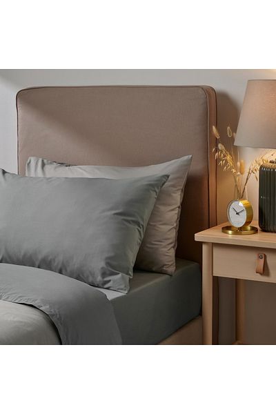 IKEA ULLVIDE Grey Pillowcase 50x80 cm – Soft, Breathable & Moisture-Wicking