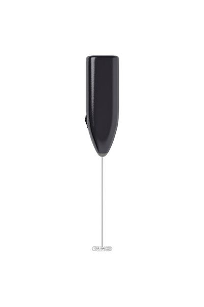 IKEA PRODUKT Milk Frother – Black, Handheld, Battery-Operated, Stainless Steel Whisk