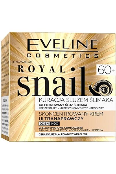 Eveline Cosmetics كريم الحلزون الملكي المركز لإصلاح البشرة ليلاً ونهاراً 60+،...