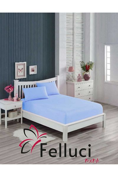 Felluci textile 100% Cotton Single and Double Combed Combed Elastic Bed Sheet