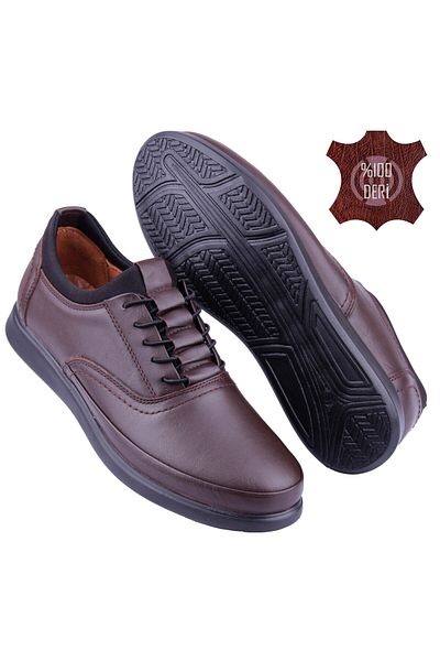 DETECTOR Orthopedic Inner Outer Full Leather Ultra Comfortable Casual Men's Shoes