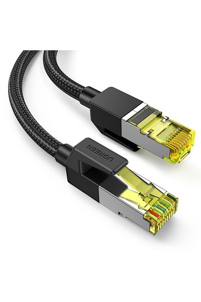 Ugreen |Cat7 F/FTP Round Ethernet Cable Pure Copper  With Braid 10M